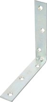 Ancres d'angle/coins de chaise AMIG - 16x - acier galvanisé - largeur 1,9 cm - longueur 2 x 10 cm