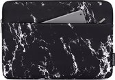 Laptophoes 13.3 Inch – Laptop Sleeve – Zwart Marmer