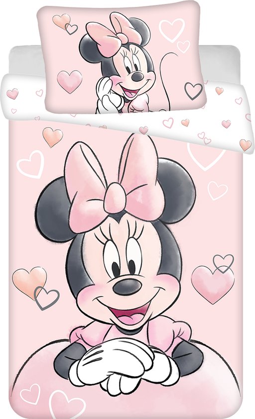 Housse de couette Minnie Disney En Rose - New discount.com