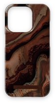 iDeal of Sweden Fashion Case iPhone 15 Pro Dark Amber Marble