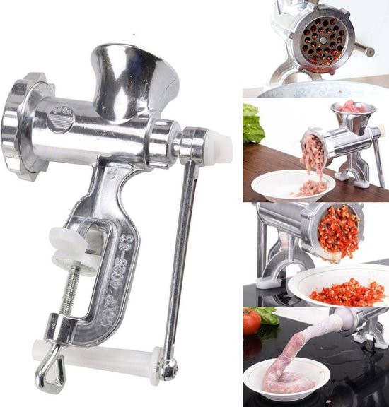 Xerolax Vleesmolen - Gehaktmolen - Meat Grinder - Machine - Foodprocessor - Meat Mincer - Keukenmixer - Keukenmachine - Handmatig — afbeelding 3