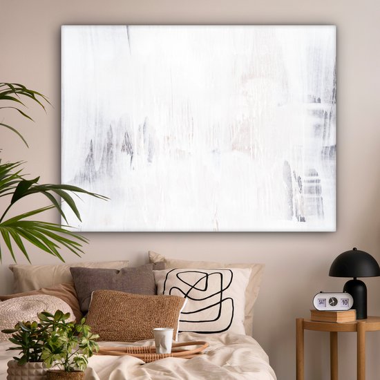Canvas schilderij 160x120 cm - Wanddecoratie Acrylverf - Verf - Design - Muurdecoratie woonkamer - Slaapkamer decoratie - Kamer accessoires - Schilderijen op canvas