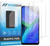 Mobigear Screenprotector geschikt voor TCL 20 5G | Mobigear Screenprotector Folie - Case Friendly (3-Pack)