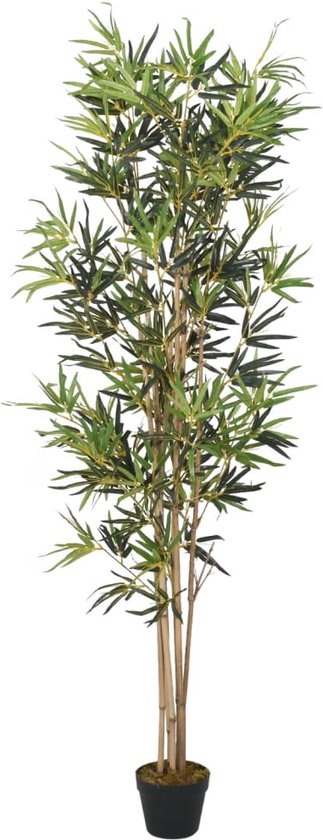 vidaXL-Kunstplant-bamboe-368-bladeren-80-cm-groen