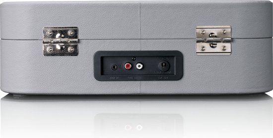 Classic Phono Retro Platenspeler - Vinyl Koffer met Bluetooth - Auto-stop - TT-116GY - Grijs — afbeelding 2
