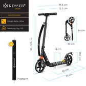 Bol.com KESSER® Stuntstep voor Volwassenen en Kinderen - Step Opvouwbaar en Verstelbaar in Hoogte - Kinderstep Aluminium - Zwart aanbieding