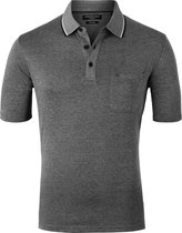 CASA MODA comfort fit poloshirt - grijs melange -  Maat: 6XL