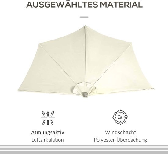 VidaXL Tuinparasol Met Aluminium Paal Terrasparasol Parasol Zonnescherm Zonwering Tuinparasols Terrasparasols Parasols Zonneschermen Scherm Groen