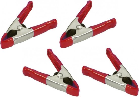Doratex Zeilklemmen/veerklemmen - 8x - staal - 5 cm - mini lijmklemmen van Doratex — afbeelding 3