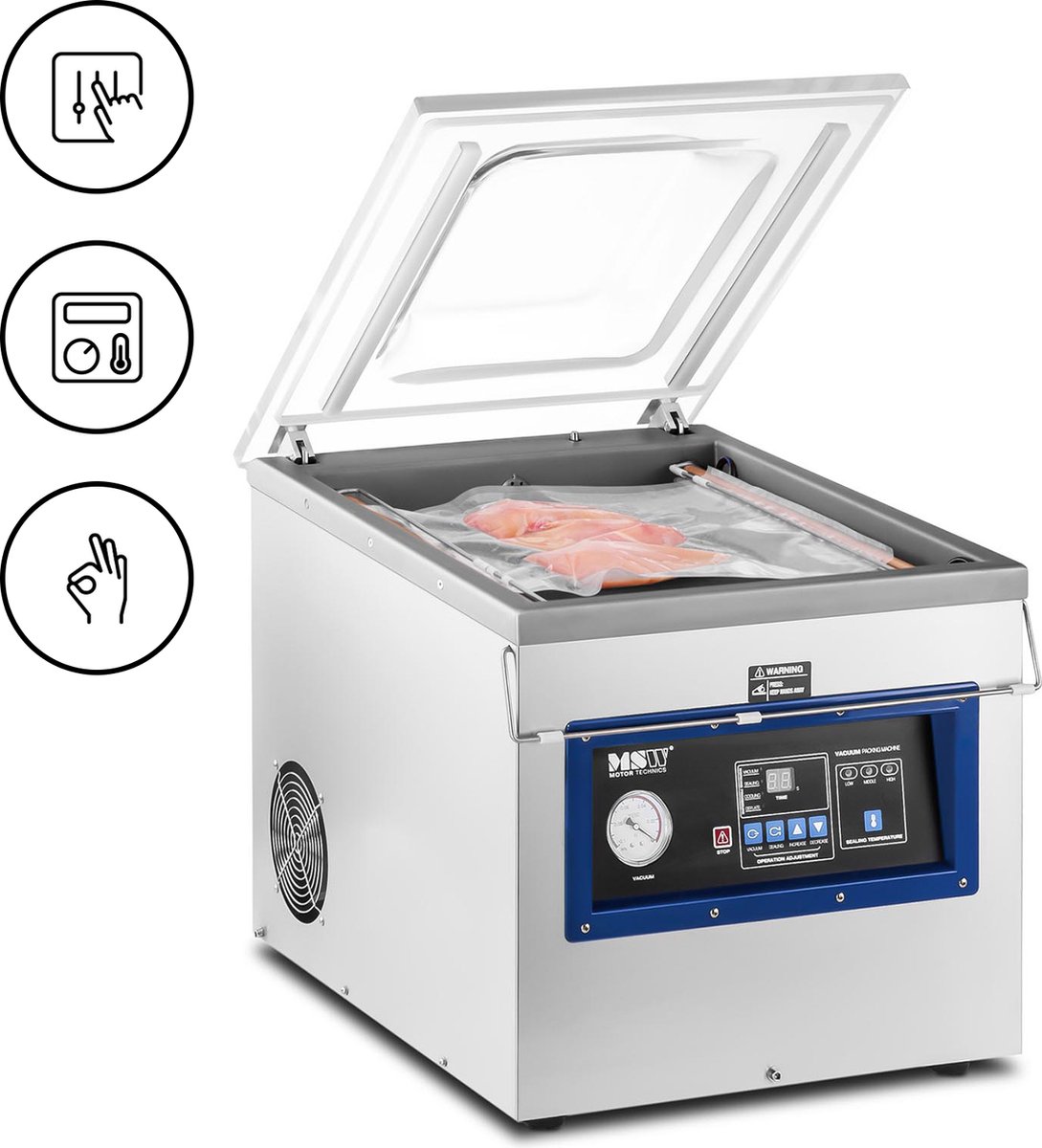 MSW VacuĂĽm-machine - 900 W - met coderingsfunctie