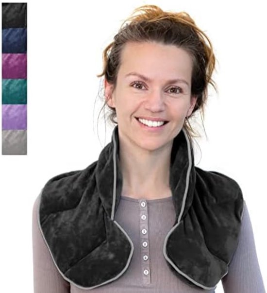 Sac de noyau de micro-ondes - Oreiller de noyau de micro-ondes - Sac de noyau Met Pit - Gris foncé