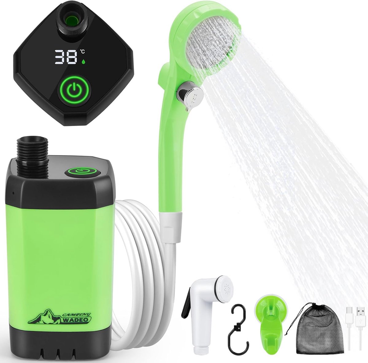 Pompe De Douche Électrique Portable Douche De Camping En Plein Air Ipx7 Pompe De Douche Électrique Portable Douche De Camping En Plein Air Ipx7