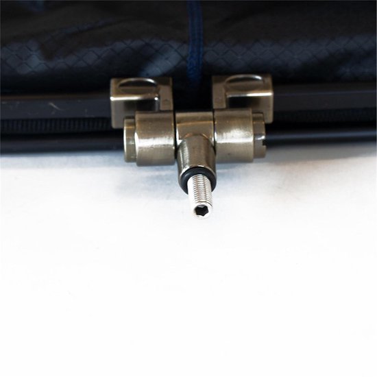 JVS Commercial Keepnet - Leefnet 3m Lang - 50x50cm - Fijne Maas - Metalen Knikstuk - Zwart van Merkloos — afbeelding 5