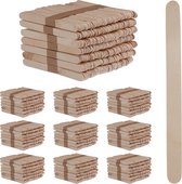 Relaxdays 5000x ijsstokje hout - knutselhoutjes - houten stokjes - knutselstokjes