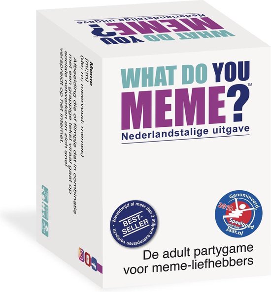 Foto: What do you meme nederlandstalige editie 18 party game kaartspel