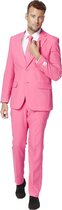 OppoSuits Mr. Pink - Heren Pak - Casual Effen Gekleurd - Roze - Maat EU 48