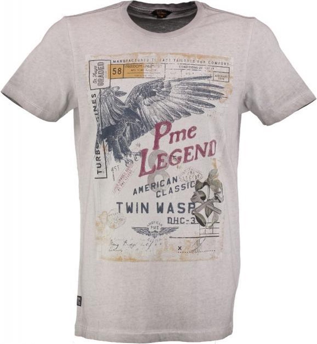 eetlust Ellende munt Pme legend grijs t-shirt - Maat XL | bol.com