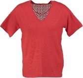 Vero moda zachte trui poppy red kanten rug - valt kleiner - Maat XL