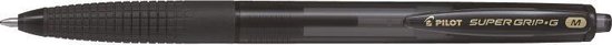 Pilot Super Grip G Zwart Clip-on retractable ballpoint pen Medium