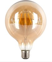 LED Filament G125 E27 4W Amber Dimbaar