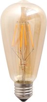 Crius LED Filament ST64 E27 6W 827 Amber Dimbaar