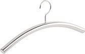 De Kledinghanger Gigant - 8 x Garderobehanger metaal verchroomd Ø 22 mm, 41 cm