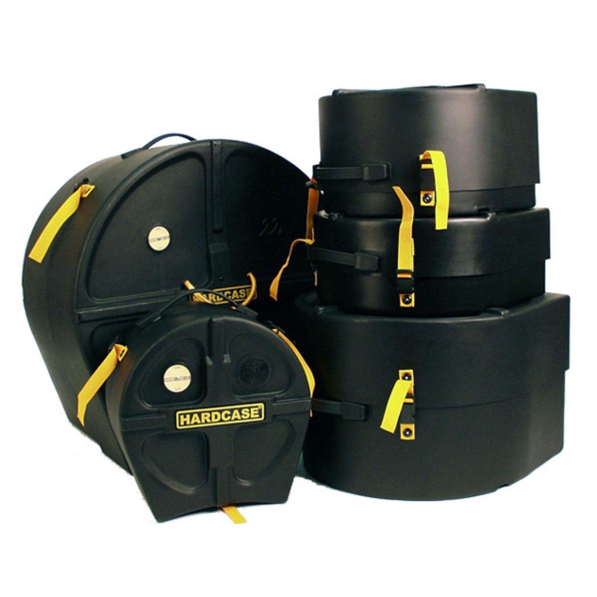 Hardcase caseSet "Rock Fusion 3", HROCKFUS-3, 22/10/12/16FT/14SD - Drum koffer set