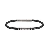 Emporio Armani Signature Armband  (Lengte: 17.50-19.50 cm) - Zilver