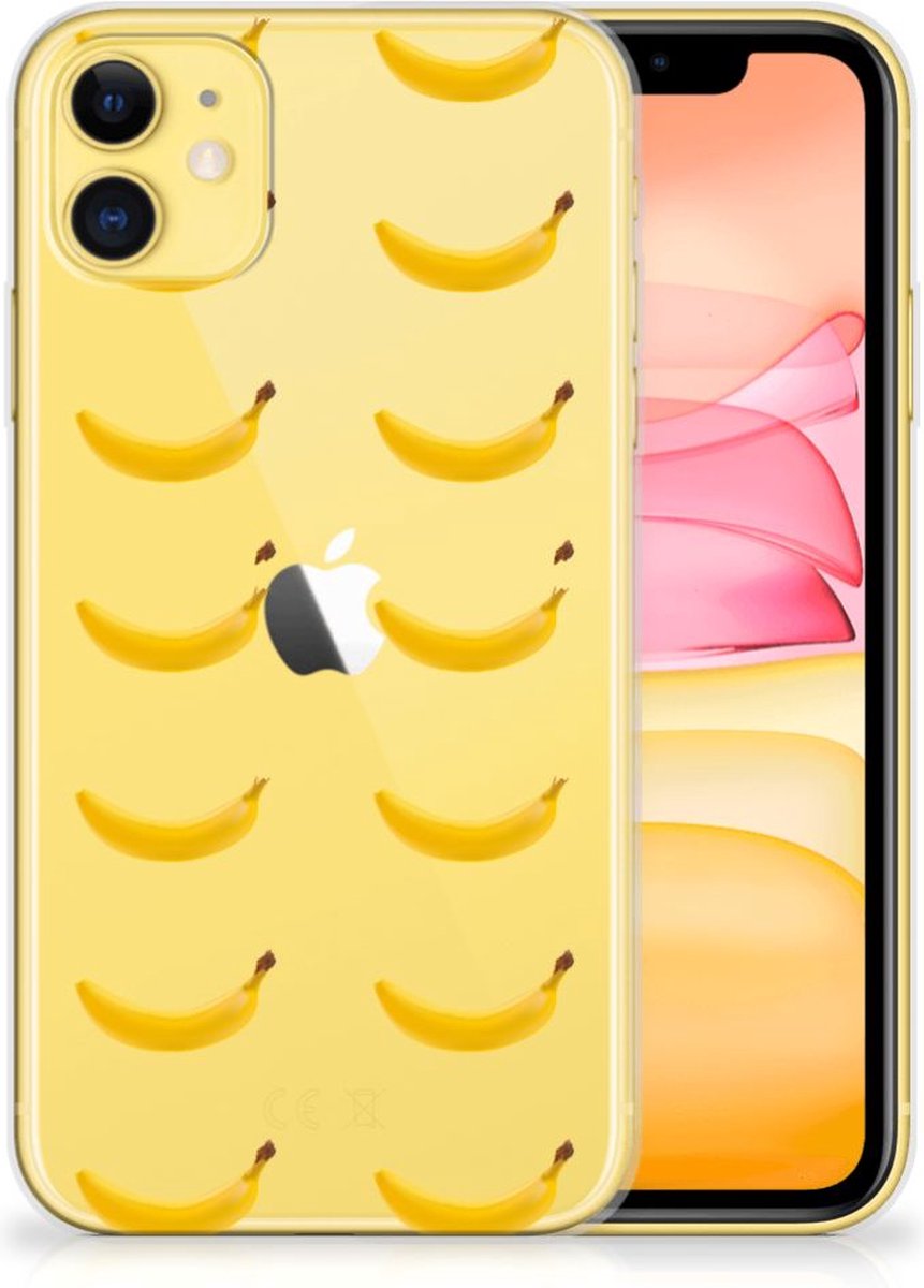 TPU Hoesje voor Apple iPhone 11 Siliconen Case Banana
