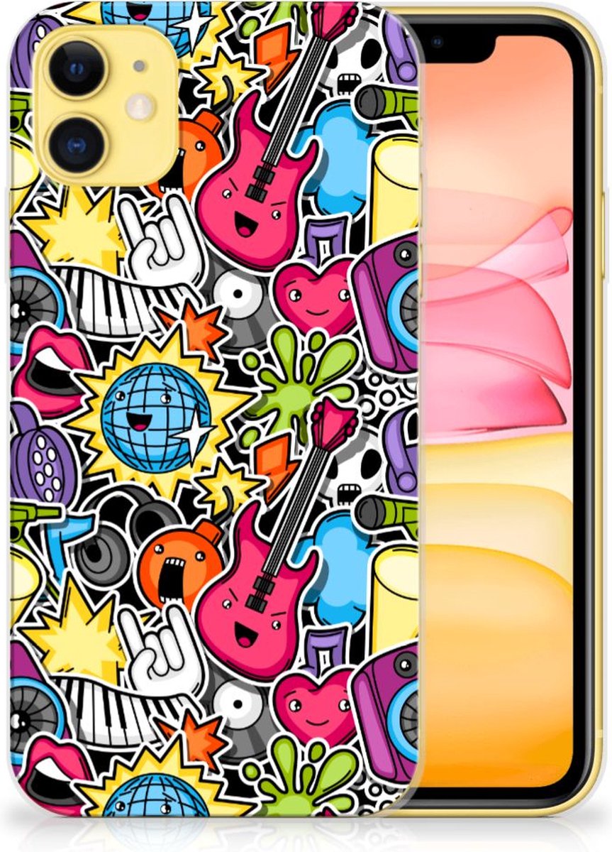 Apple iPhone 11 Silicone Back Cover Punk Rock