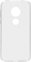 Shop4 - Motorola Moto G7 Play Hoesje - Zachte Back Case Transparant