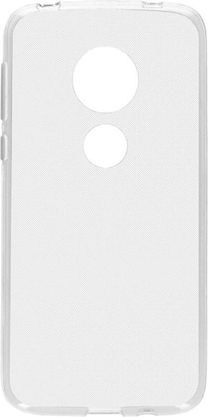 Shop4 - Geschikt voor Motorola Moto G7 Play Hoesje - Zachte Back Case Transparant