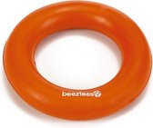 Beeztees rubber ring massief oranje 9 cm
