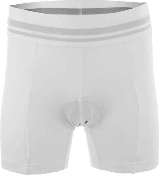 AGU Underwear Fietsonderbroek met Zeem Essential Heren - Wit - S | bol.com