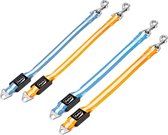 Visio leash extentsion orange/white 1,9 x 39 cm