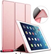 HEM iPad Hoes geschikt voor iPad Air / Air 2 / 9.7 2017 / 9.7 2018 - Book Cover Siliconen - Vouwbaar - Rose Gold -Met Stylus Pen - iPad Air Hoes - iPad Air 2 Hoes - iPad 9.7 2017 Hoes - iPad 9.7 2018 Hoes