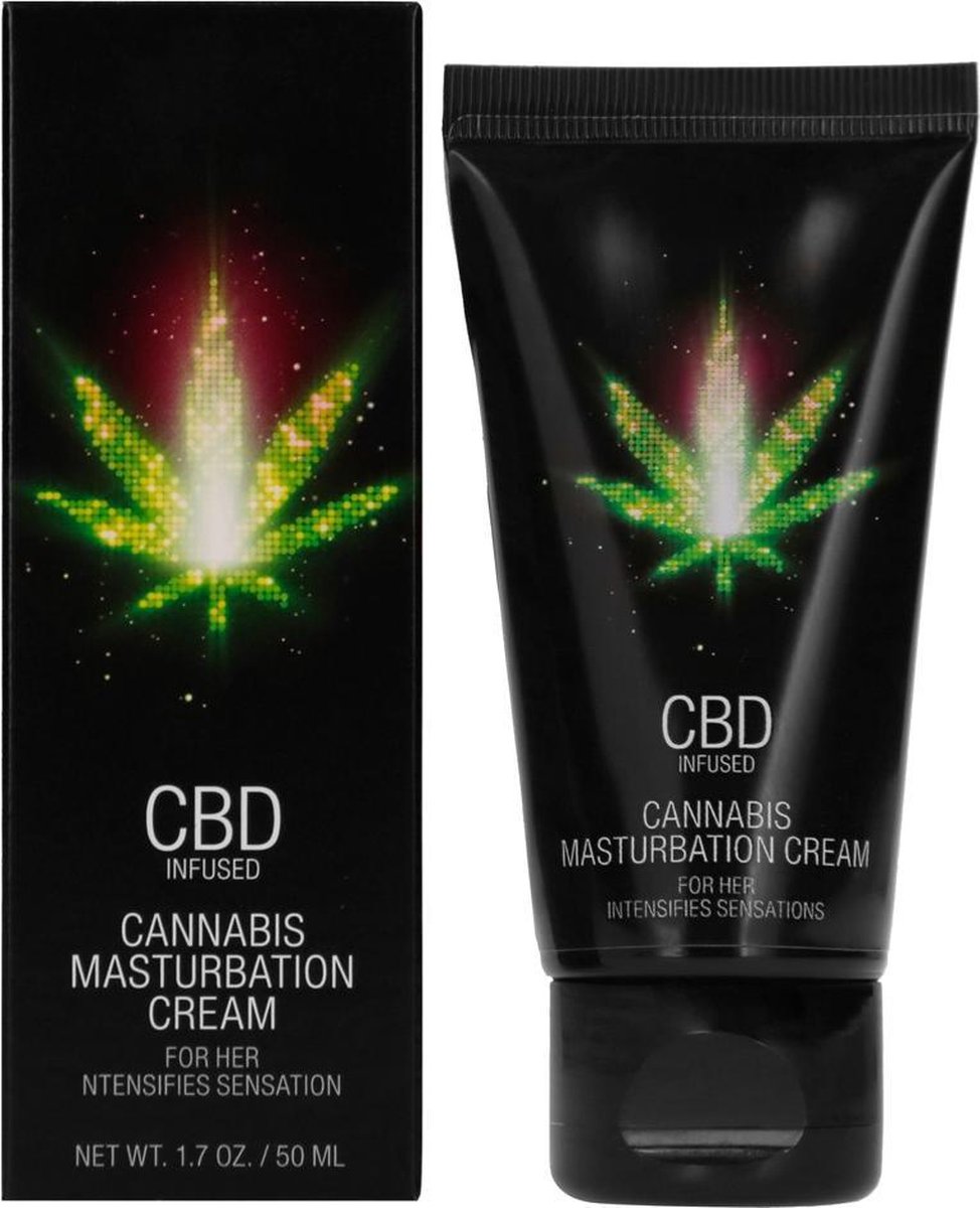 Goedkoopste CBD Cannabis Masturbatiecrème voor haar - 50 ml