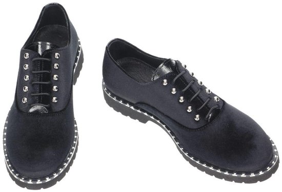 Sensunique -Ladies - noir - chaussures à lacets basses - taille 41 | bol.com
