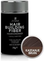 Zenna Hair Fibers Haarpoeder - Haarverdikker - Kastanjebruin 22 gram