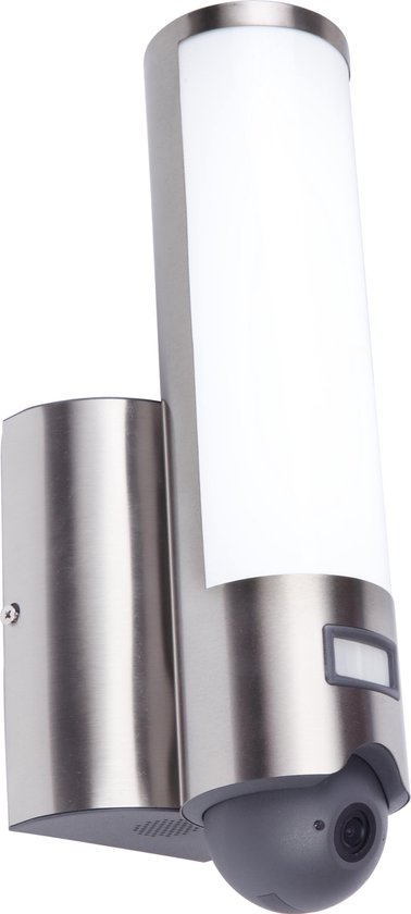 LUTEC Elara - Buitenverlichting Secury'Light LED Wandlamp - Zilvergrijs |