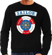 Zeeman/sailor verkleed sweater zwart voor heren M