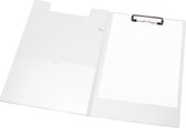 Presse-papiers avec couvercle LPC Clip blanc - A4 - 10 pcs