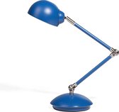 Beliani HELMAND - Bureaulamp - blauw - metaal
