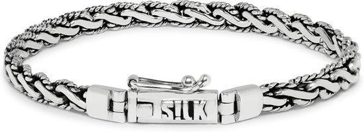 SILK Jewellery - Zilveren Armband - Breeze - 241.21 - Maat 21