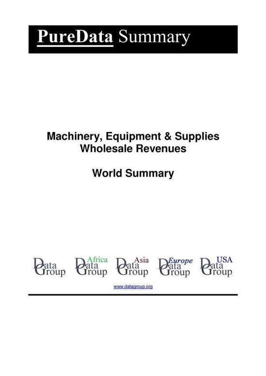 PureData World Summary 1617 - Machinery, Equipment & Supplie ... - cover