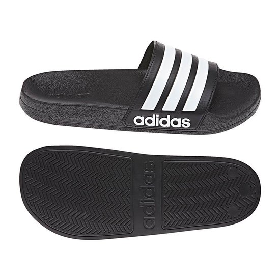 adidas Adilette Cloudfoam slippers zwart/wit | bol.com