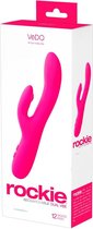 Vedo – Siliconen G-pot en Clitoris Vibrator met Ergonomisch Ontwerp Oplaadbaar – 22 cm – Roze