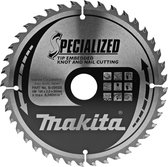 Makita B-09503 Specialized Cirkelzaagblad - 190 x 30 x 40T - Hout (Met nagels)