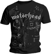 Motorhead Hommes Tshirt -M- Veste En Cuir Noir