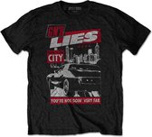 Guns N' Roses Heren Tshirt -S- Move To The City Zwart